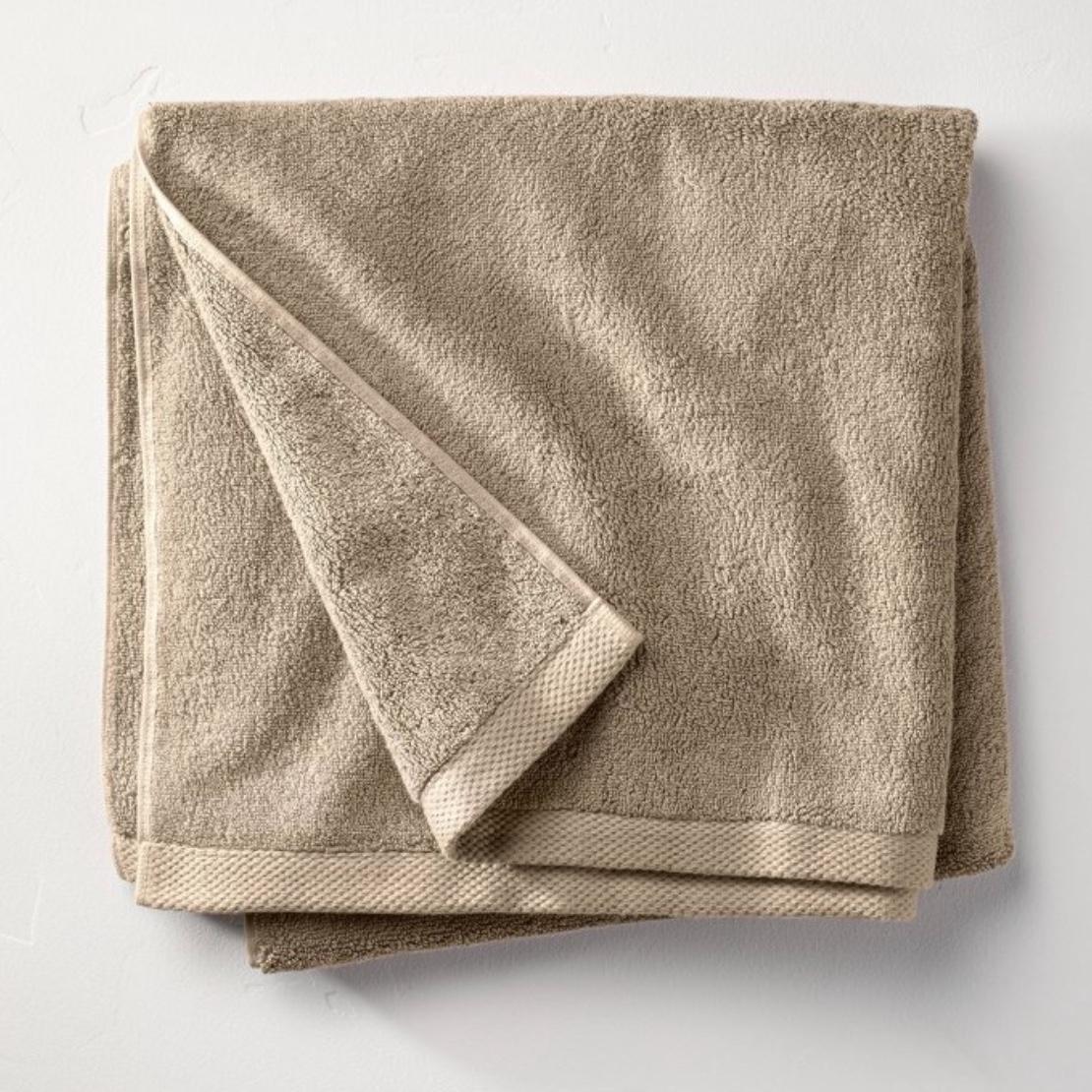 Organic Towel - Casaluna™ (Bath Towel) - Dark Sand