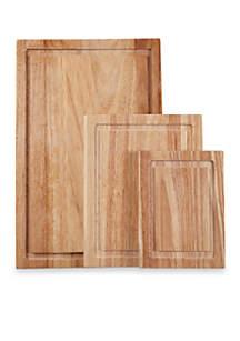 Farberware3-Piece Wood Cutting Board Set