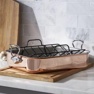 Mauviel ® Copper Roaster with Rack