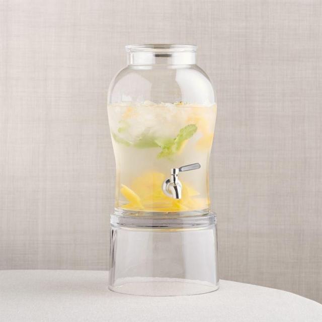 Beau Drink Dispenser with Glass Stand