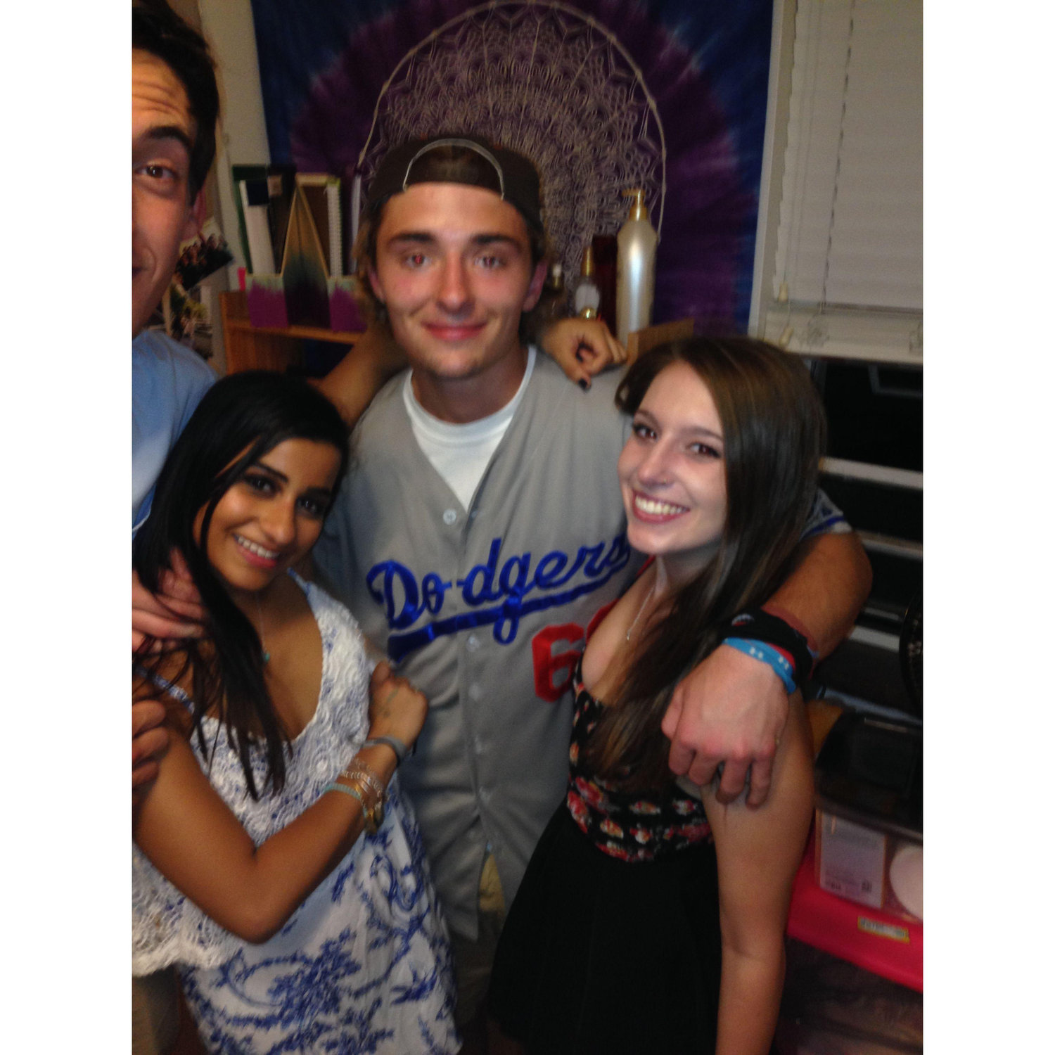 in serena's freshman year dorm!