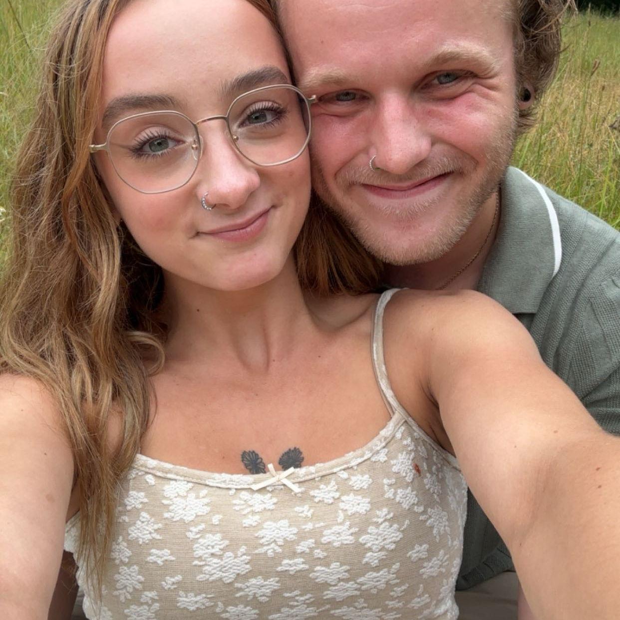 The moment right before he proposed