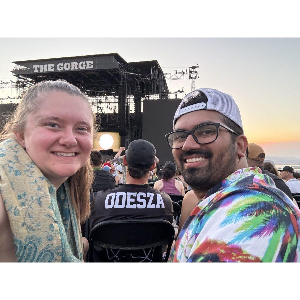 When we went to the last show of Odesza's Last Goodbye tour and survived a brush fire