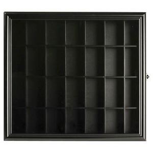 Shadow Box Shot Glass Case - Black