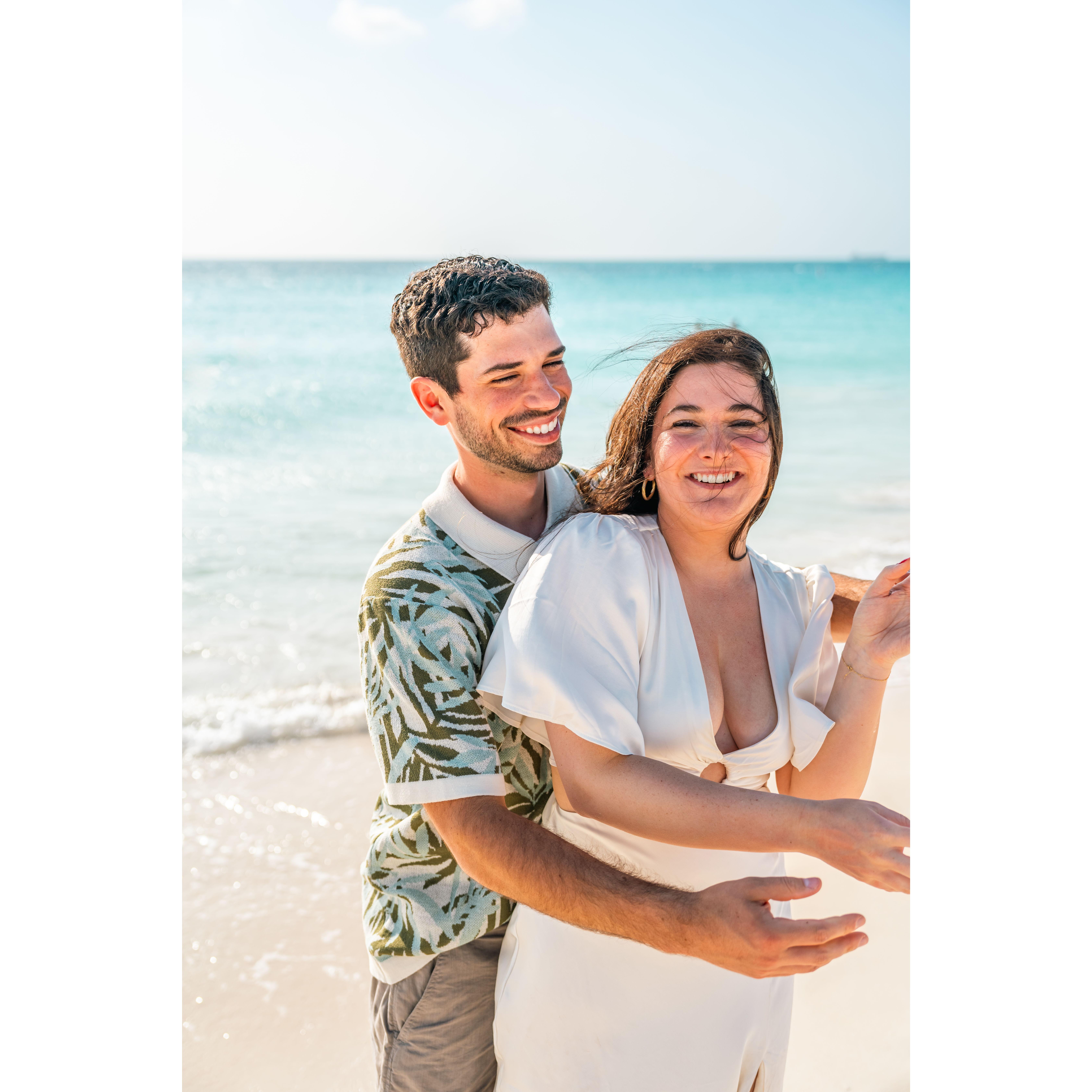 Engagement photos, Aruba 2024