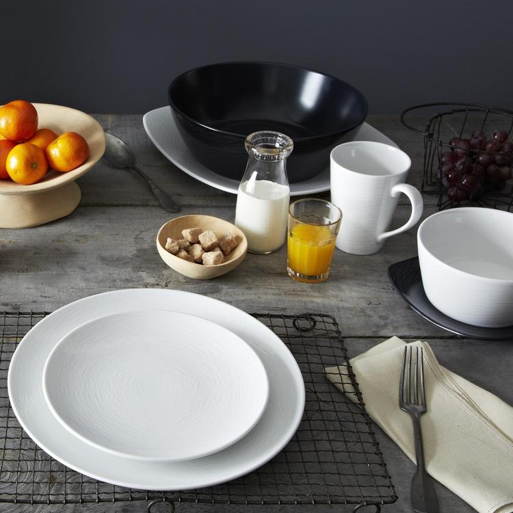 Ensemble De Vaisselle 5 Pièces « Crestwood Platinum» Par Noritake