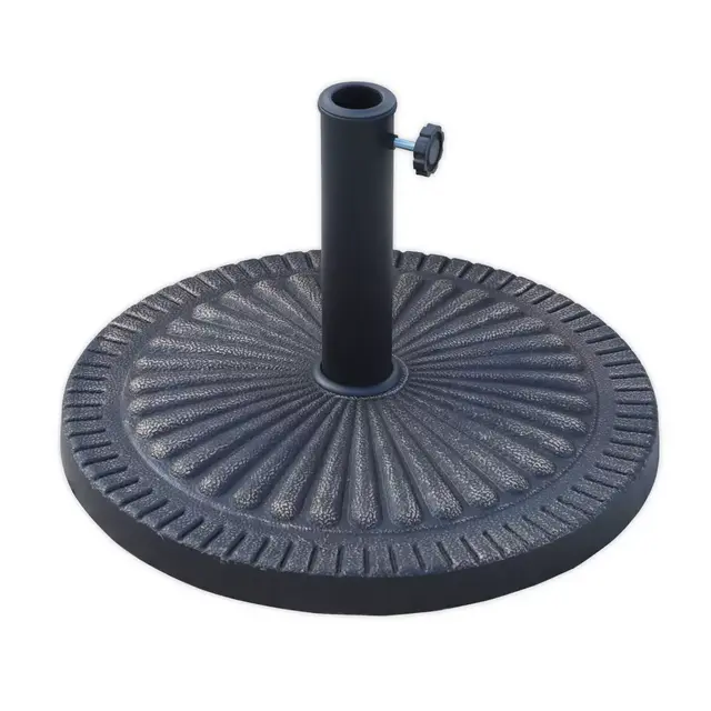 Destination Summer Resin Umbrella Base in Bronze