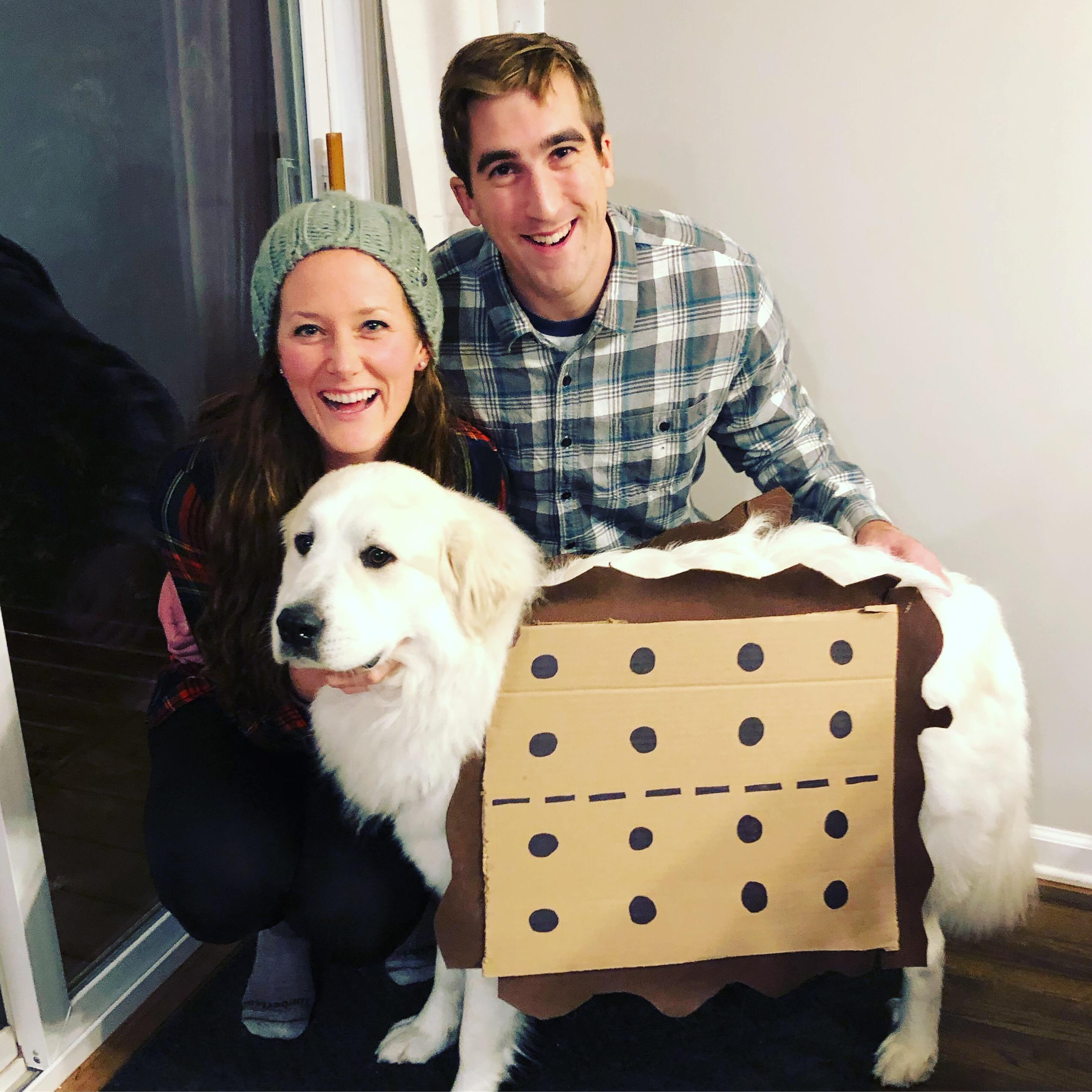 Halloween 2019, two campers and a fluffy s'more!