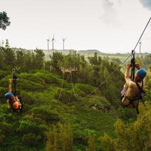 Zipline Date, because Calebs Finally of Weight #NoMoreFootball