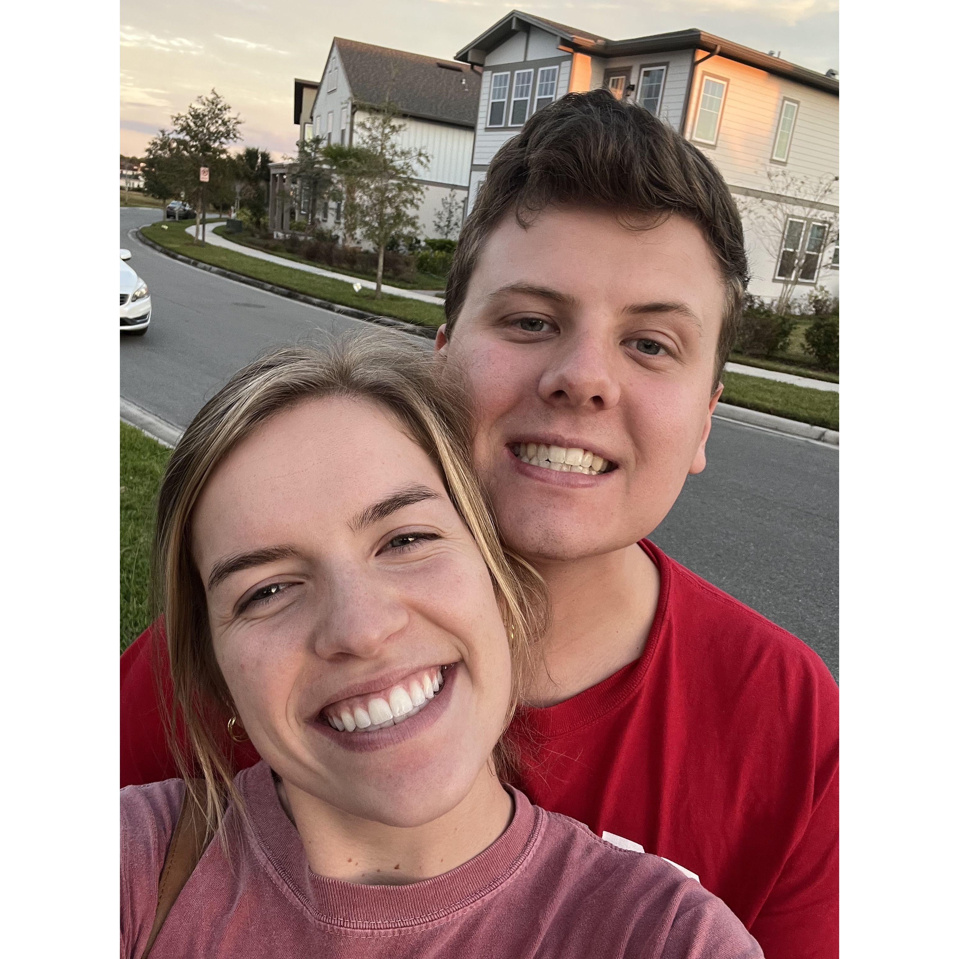 New Year's Day of our wedding year!!! January 2023