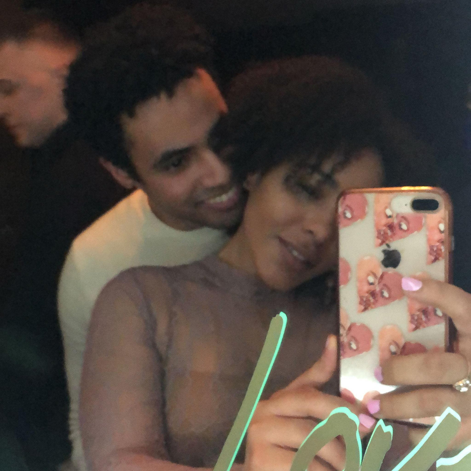First nightclub and friend birthday celebration