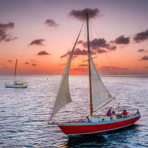 Sunset Cruise on Our Honeymoon