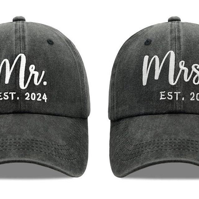 Mr and Mrs Hat Bridal Shower Gifts for Bride