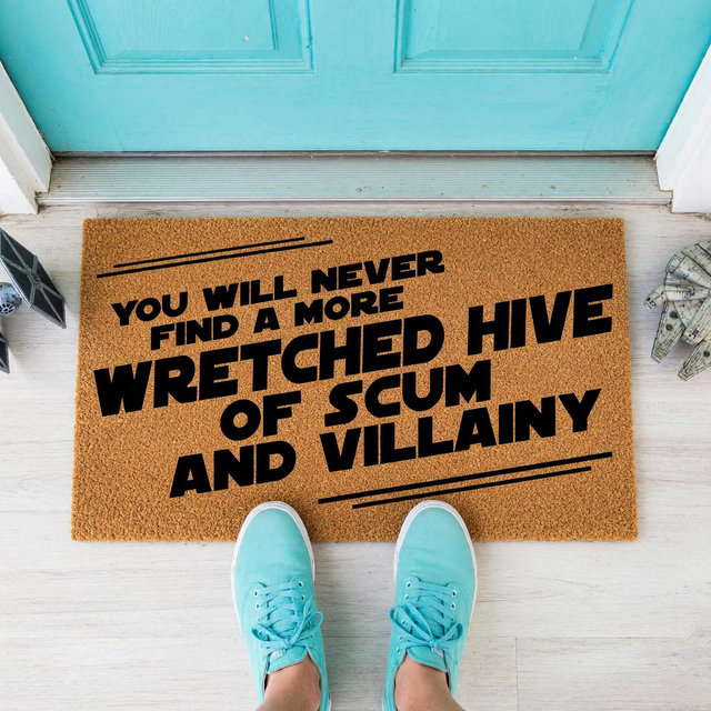 Sci-Fi Movie Quote Doormat - Funny Galactic Entrance Mat