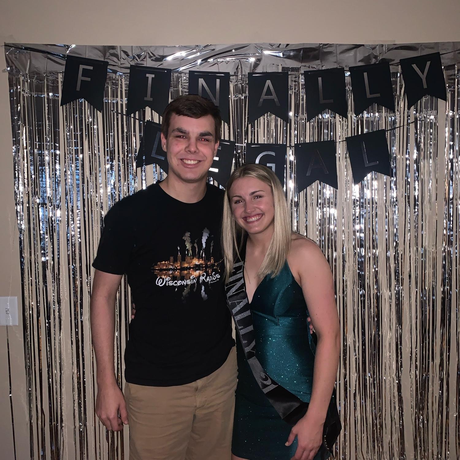 Celebrated our 21st birthdays together (2021)