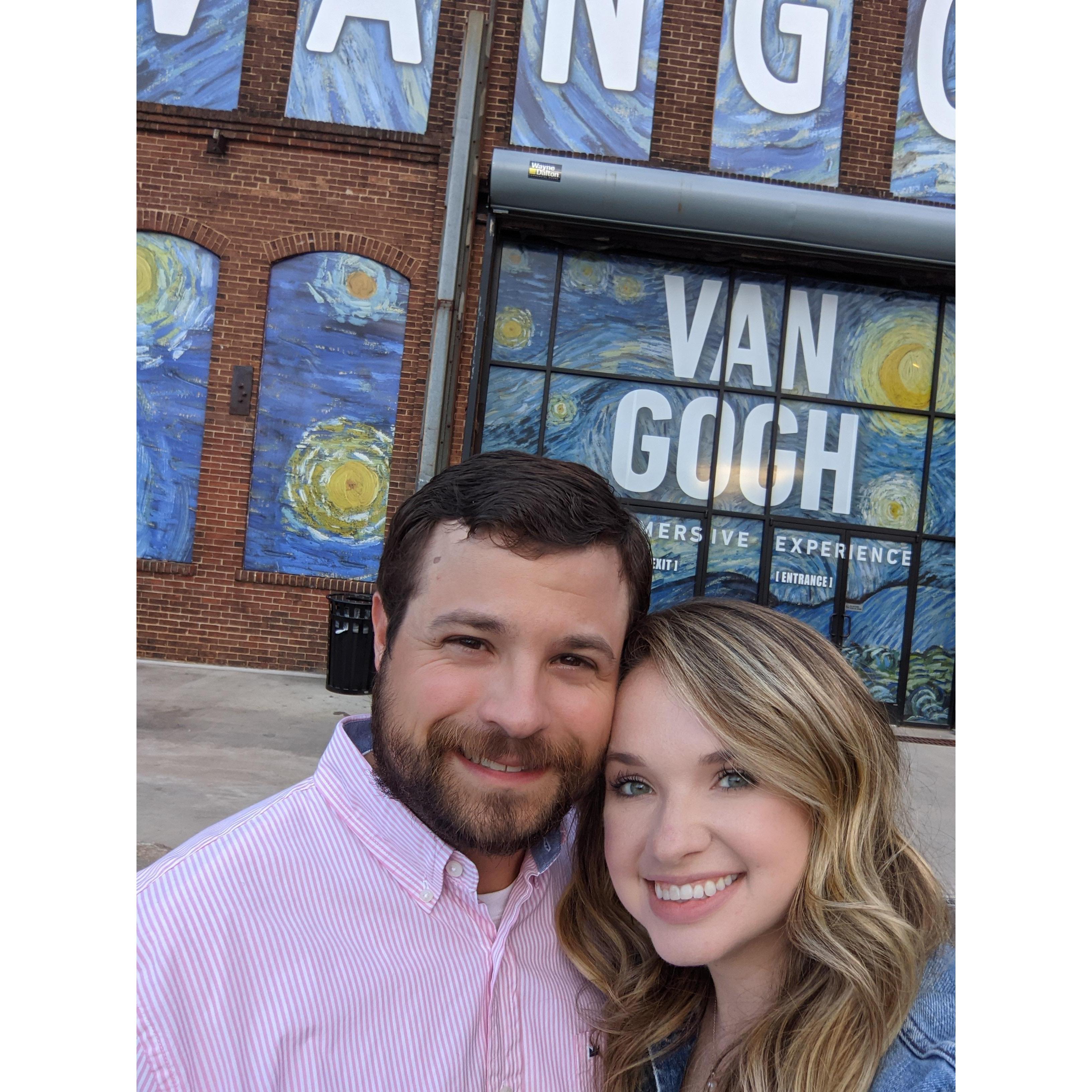 Can you tell we had just gone ring shopping for the first time??