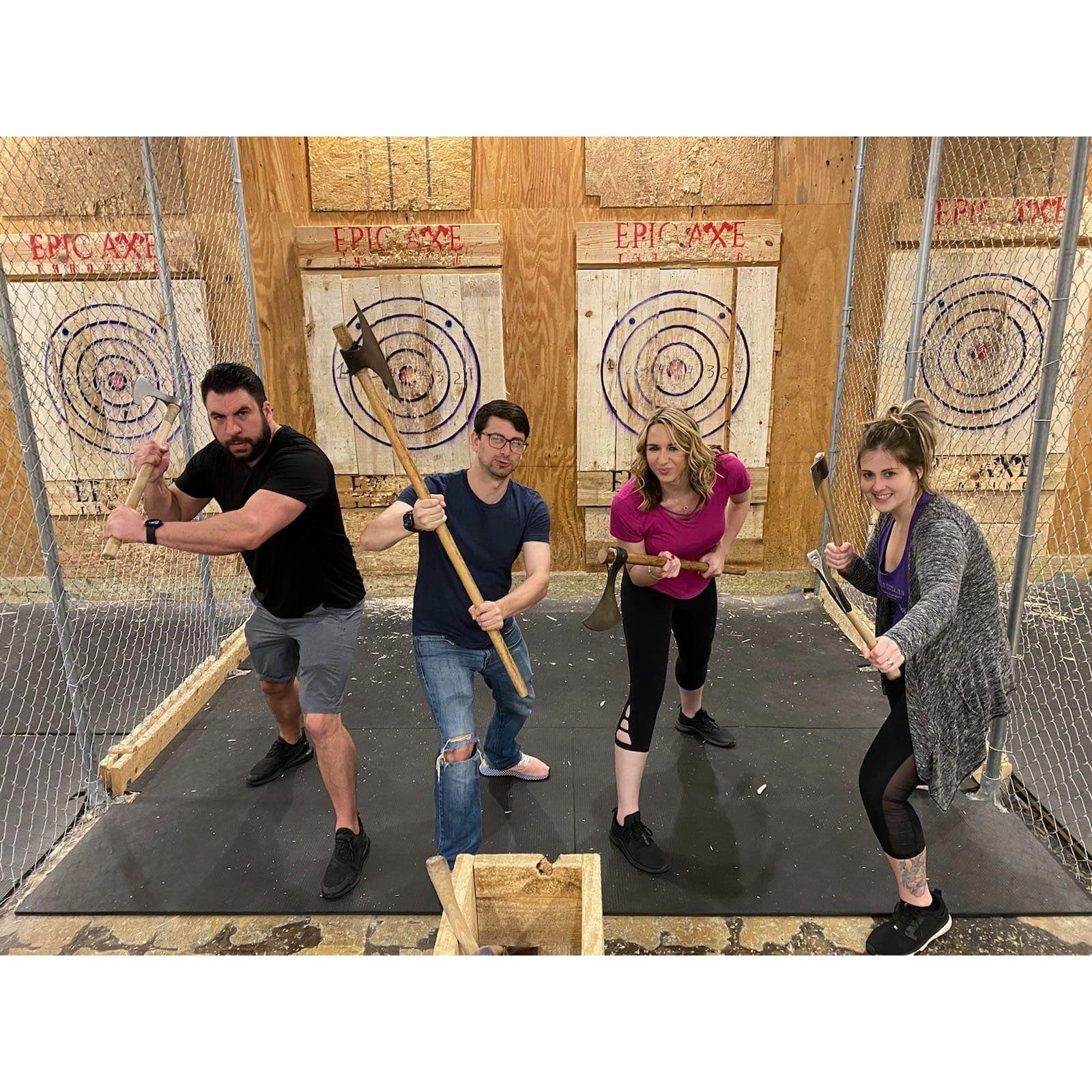 Celebrating 28, in true Viking fashion.