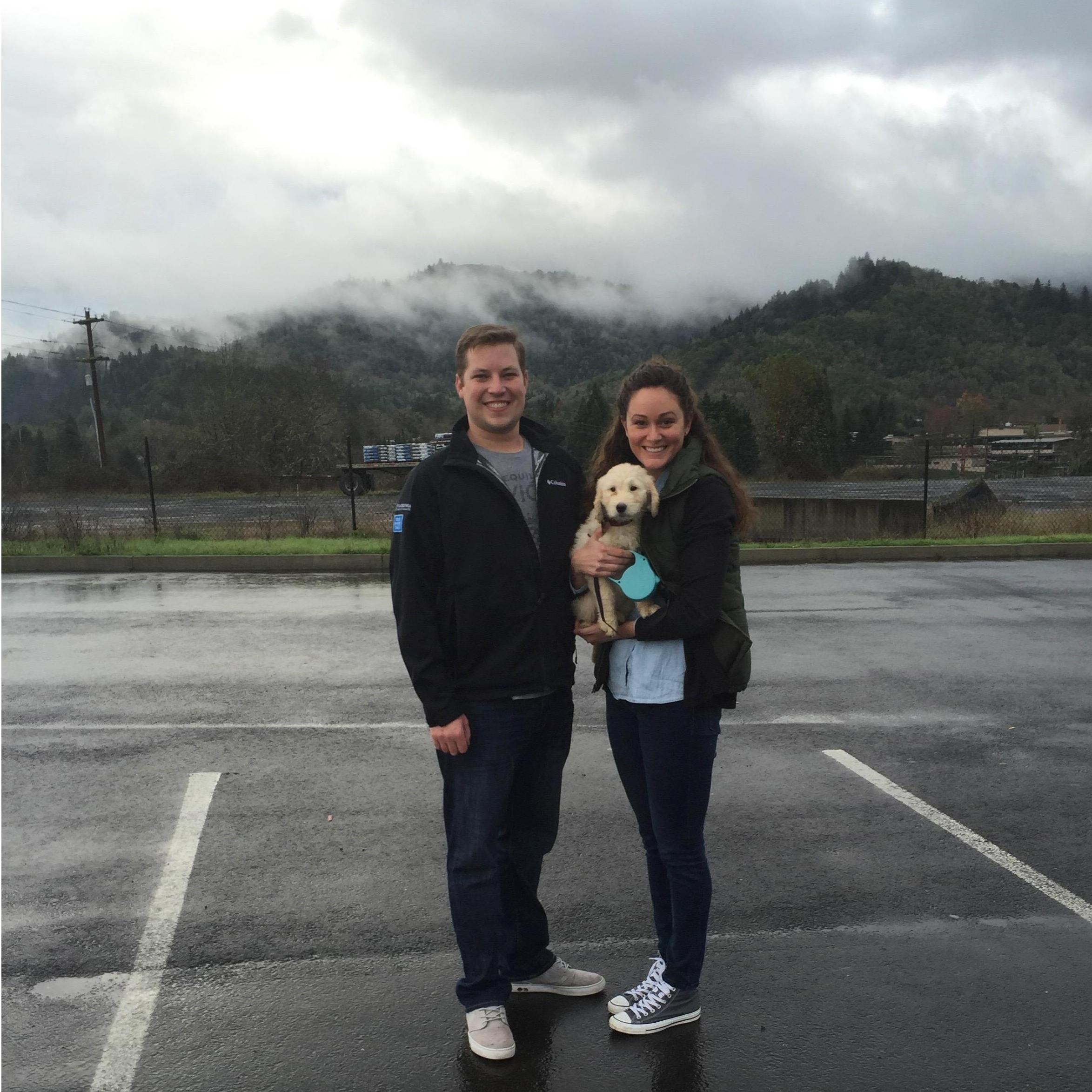 First picture with LIBBY!!!- Oregon, 2015