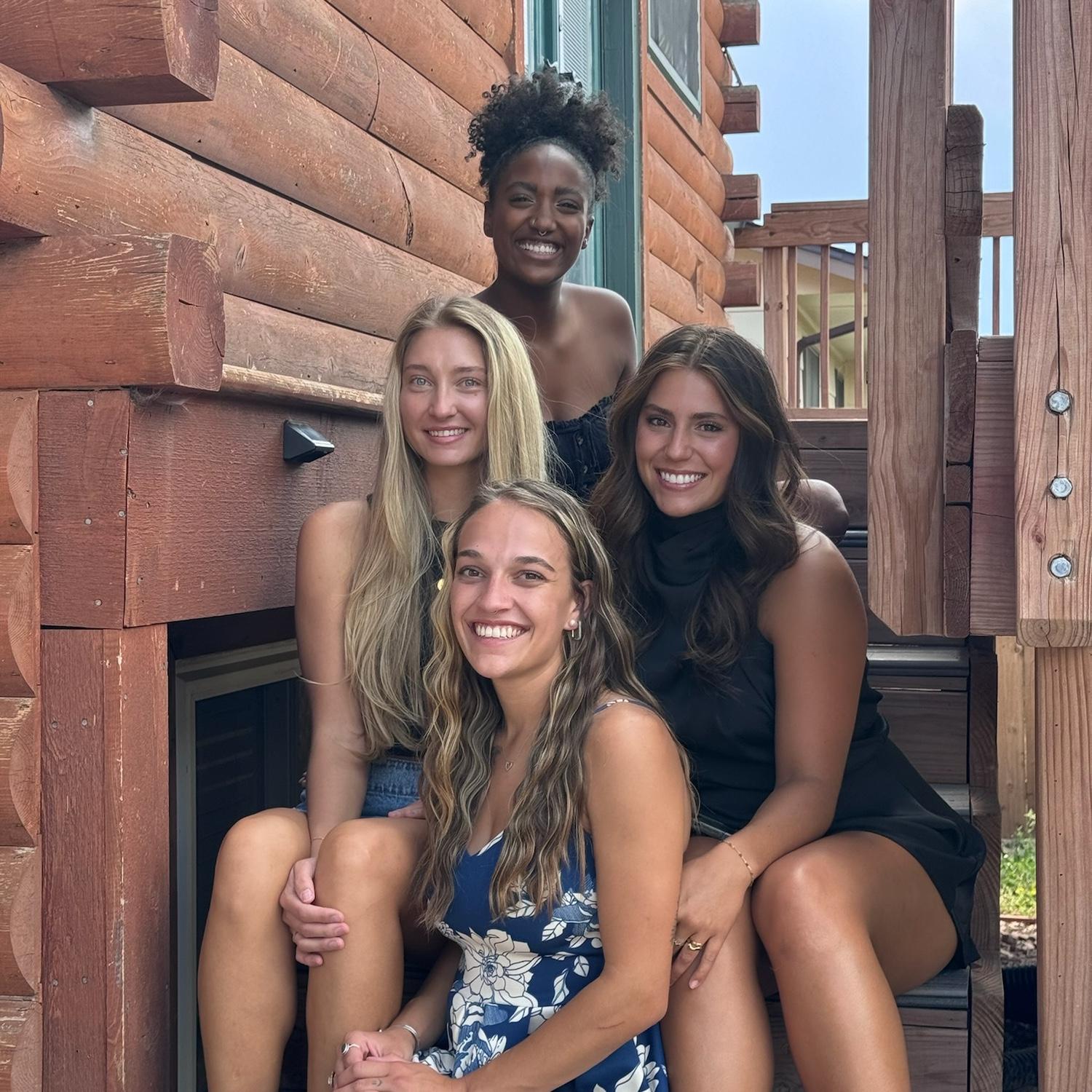 the beautiful ladies of the bridal party