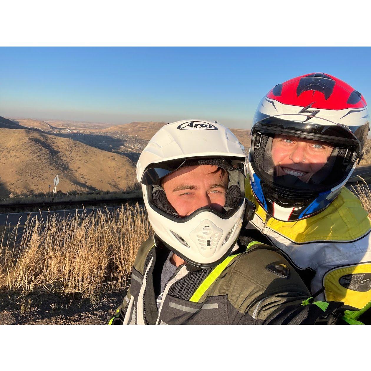 motorcycle ride in Golden