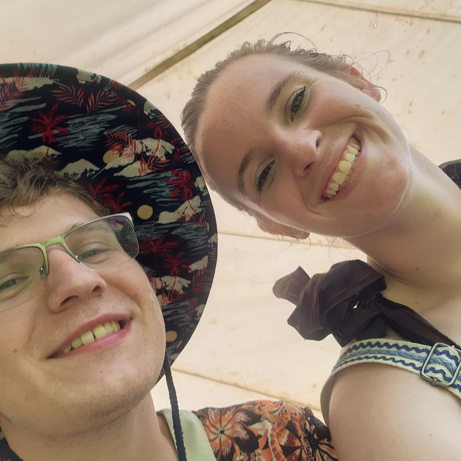 After watching some sword fighting and jousting!