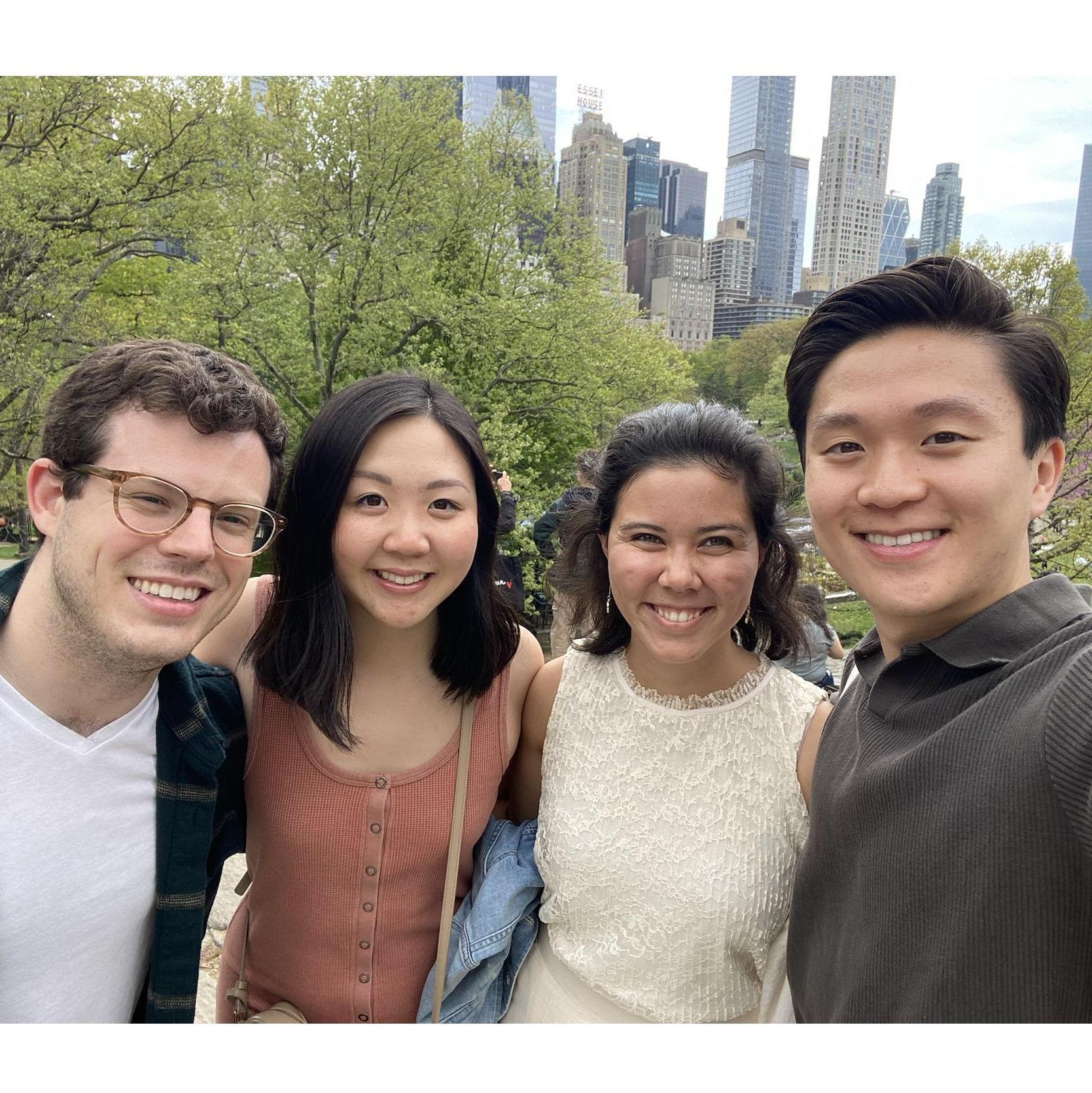 April '23 First time meeting Brad's now fiancee Lulu!