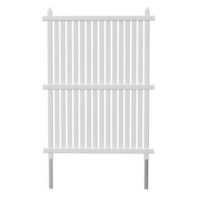 Caprihom 48"H X 36W"H Air Conditioner Fence (Single) with 2 Post ┃ Designed to Be an Extension of One Side of 48"H X 36"W Trash Can Fence