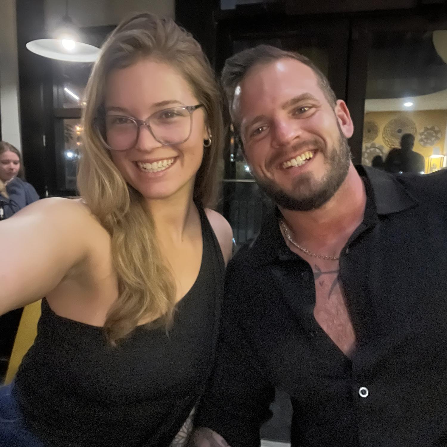 Dinner out with friends