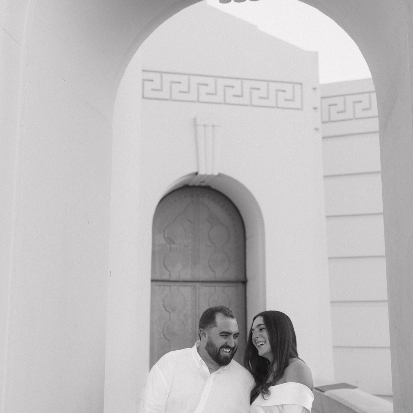 Our second date was at Griffith Observatory in Los Angeles. It was there that we started to fall in love, and that's one of the reasons why we went back there for our engagement photos.