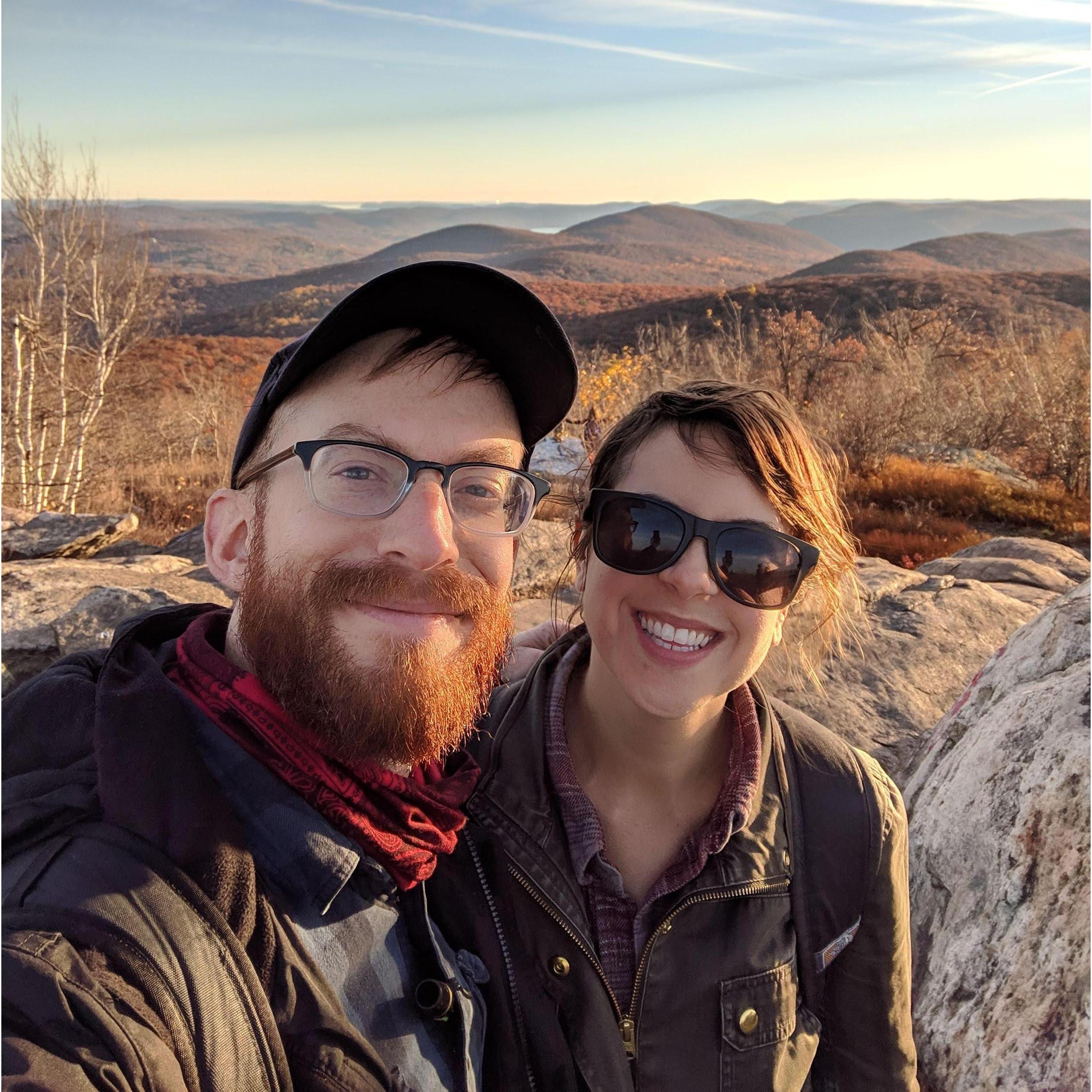 On top of Mount Beacon!