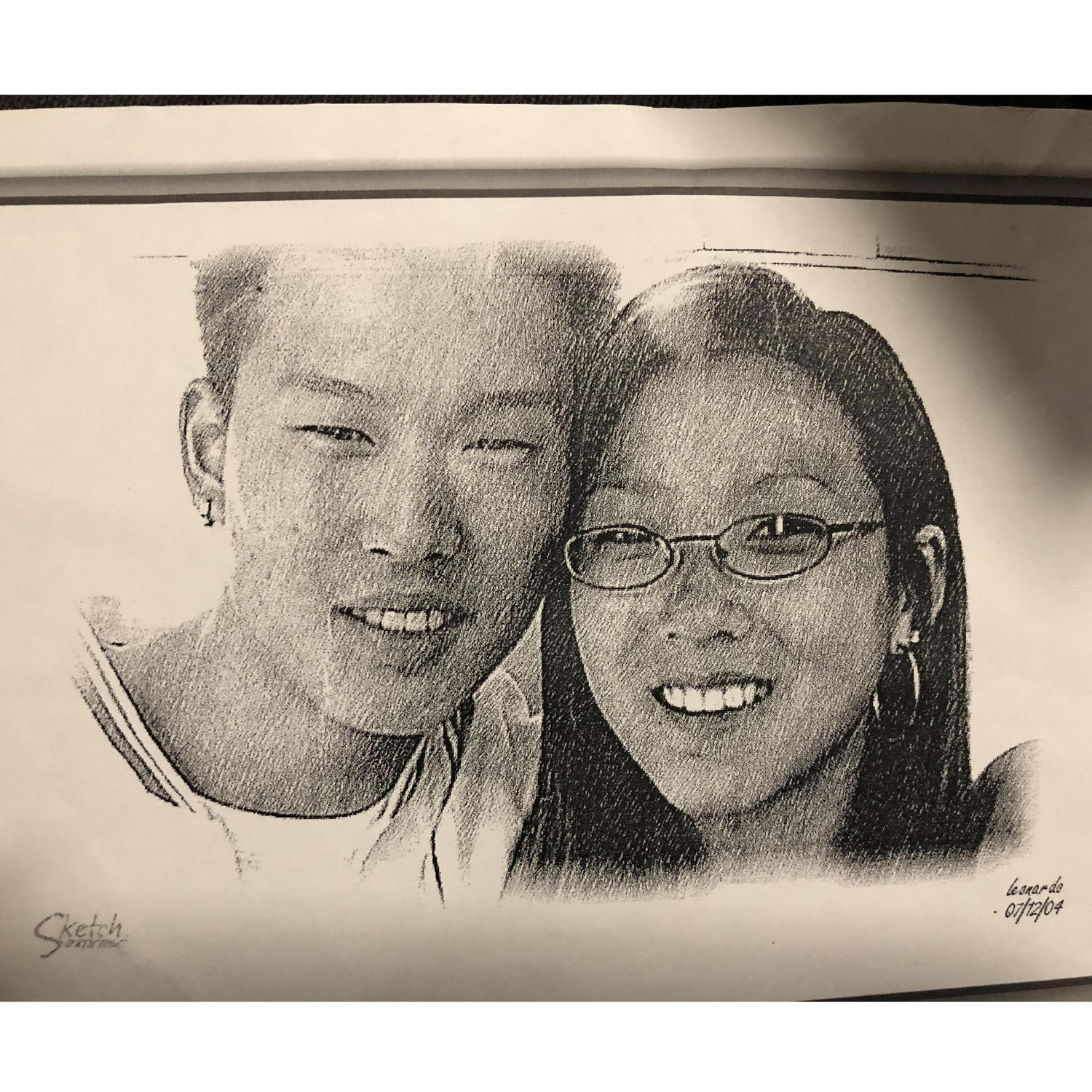Year 2004- Photobooth session at the Movies. One of our favorite things to do was to go watch movies in the theater before "netflix and chill" days