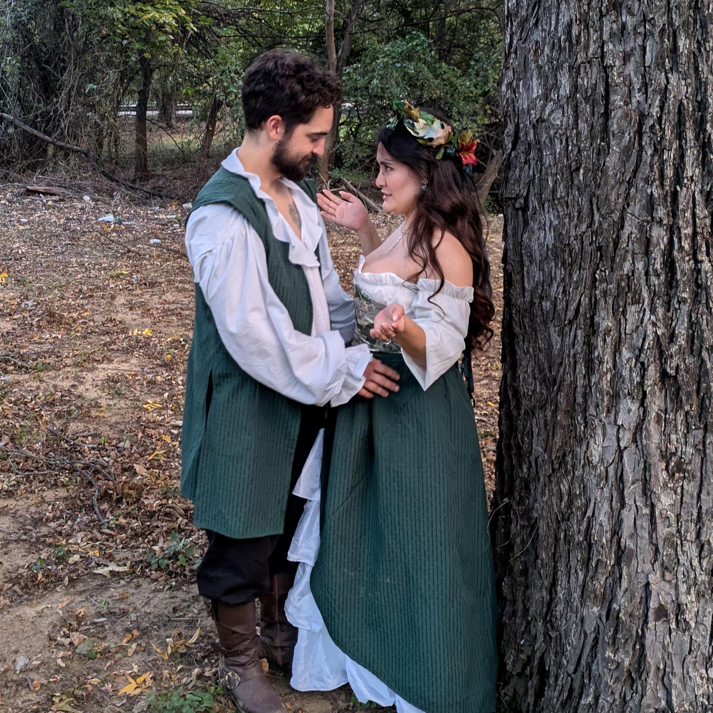 Lauren discussing the finer points of being the local cryptid, while Brian loudly thinks about how much he loves his weird little alien fiancee.