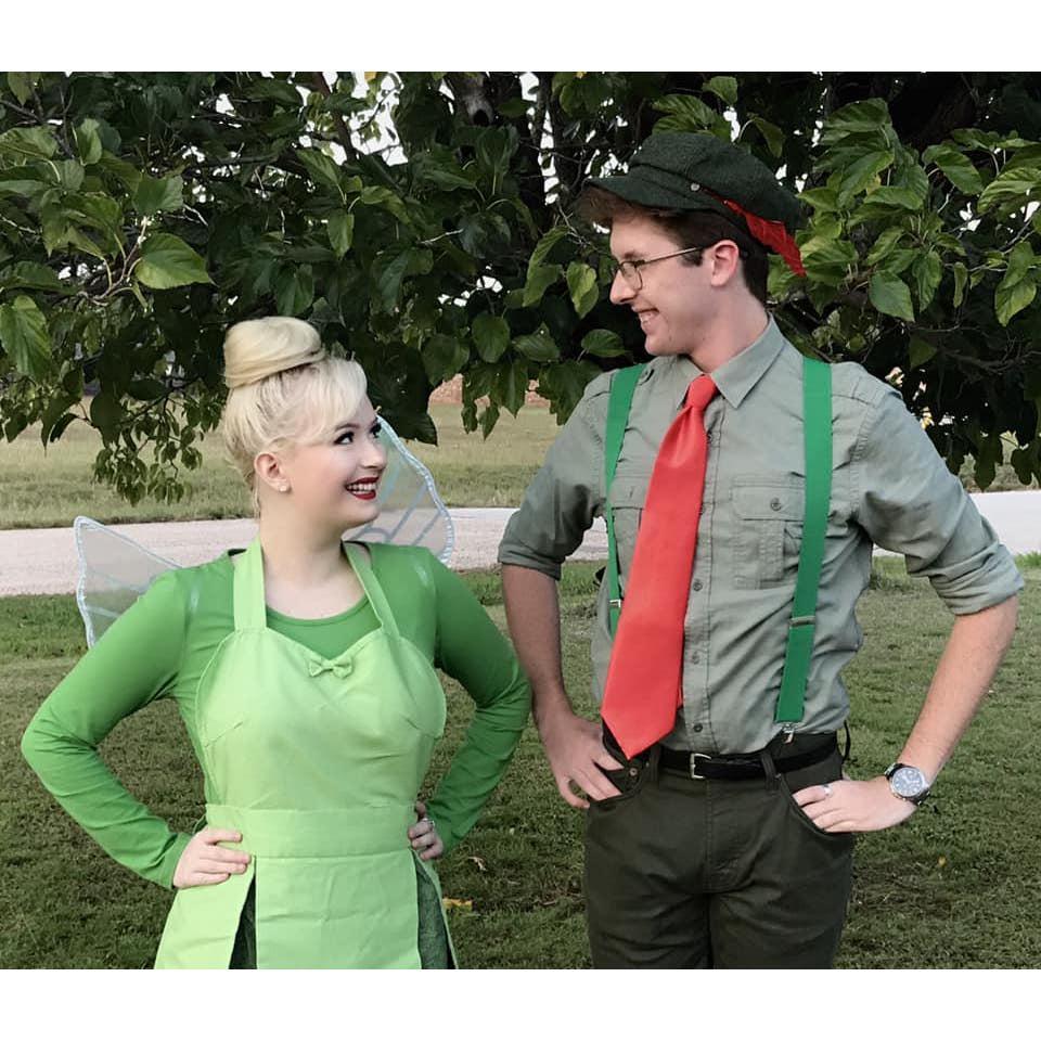 For Halloween 2018 we dressed up as Peter Pan and Tinkerbell!