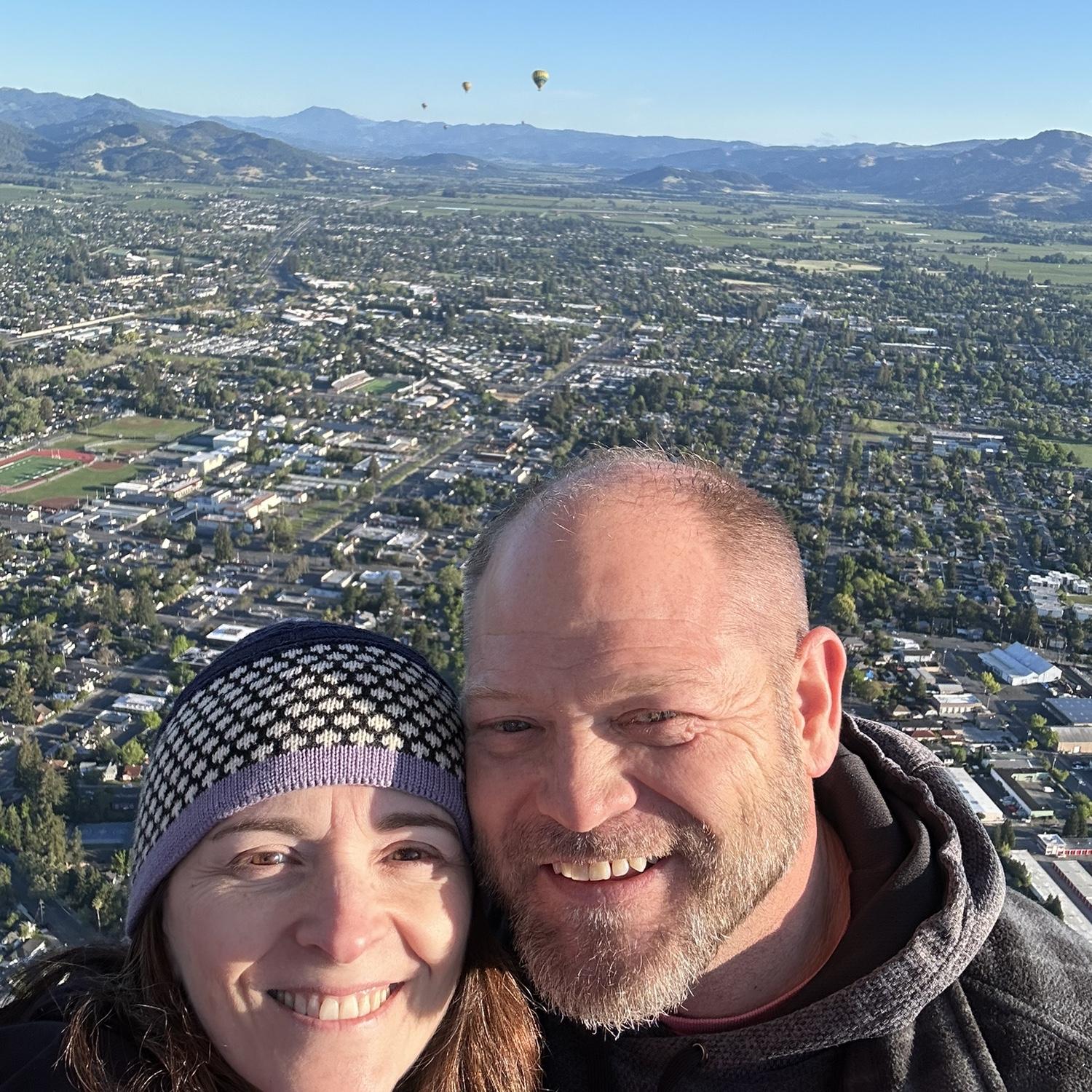 On cloud 9 with happiness….almost literally!