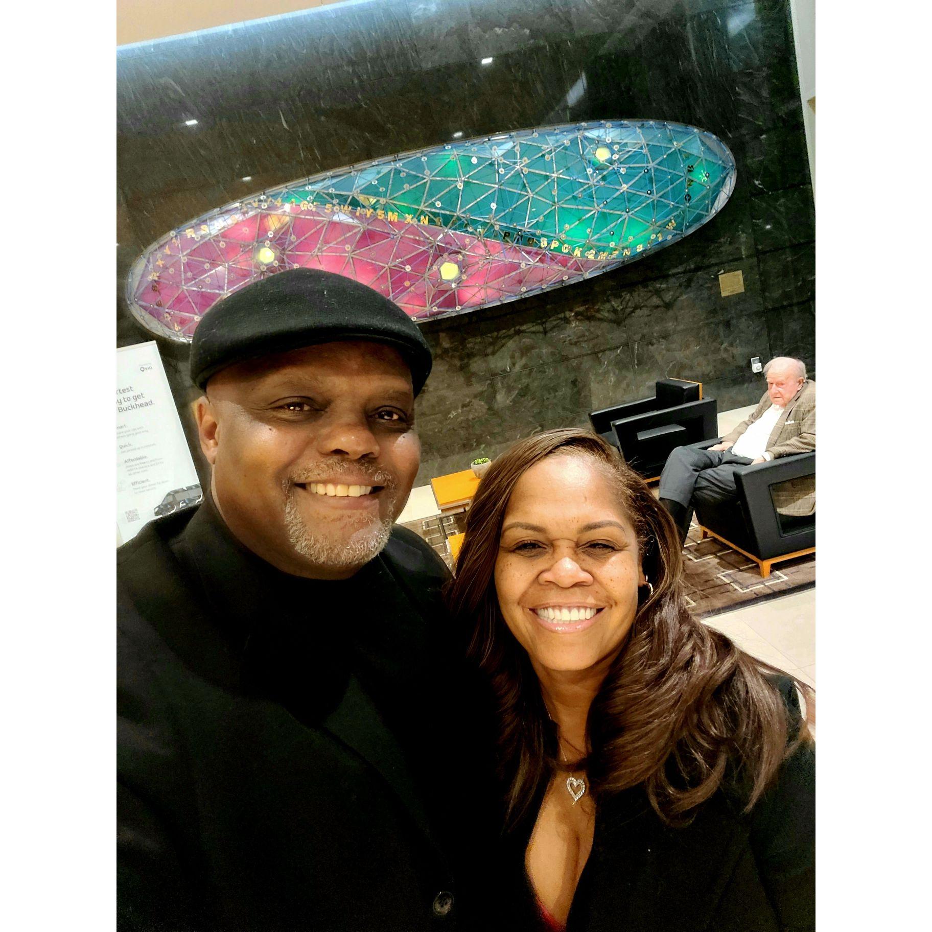 Our first Valentine's Day together!