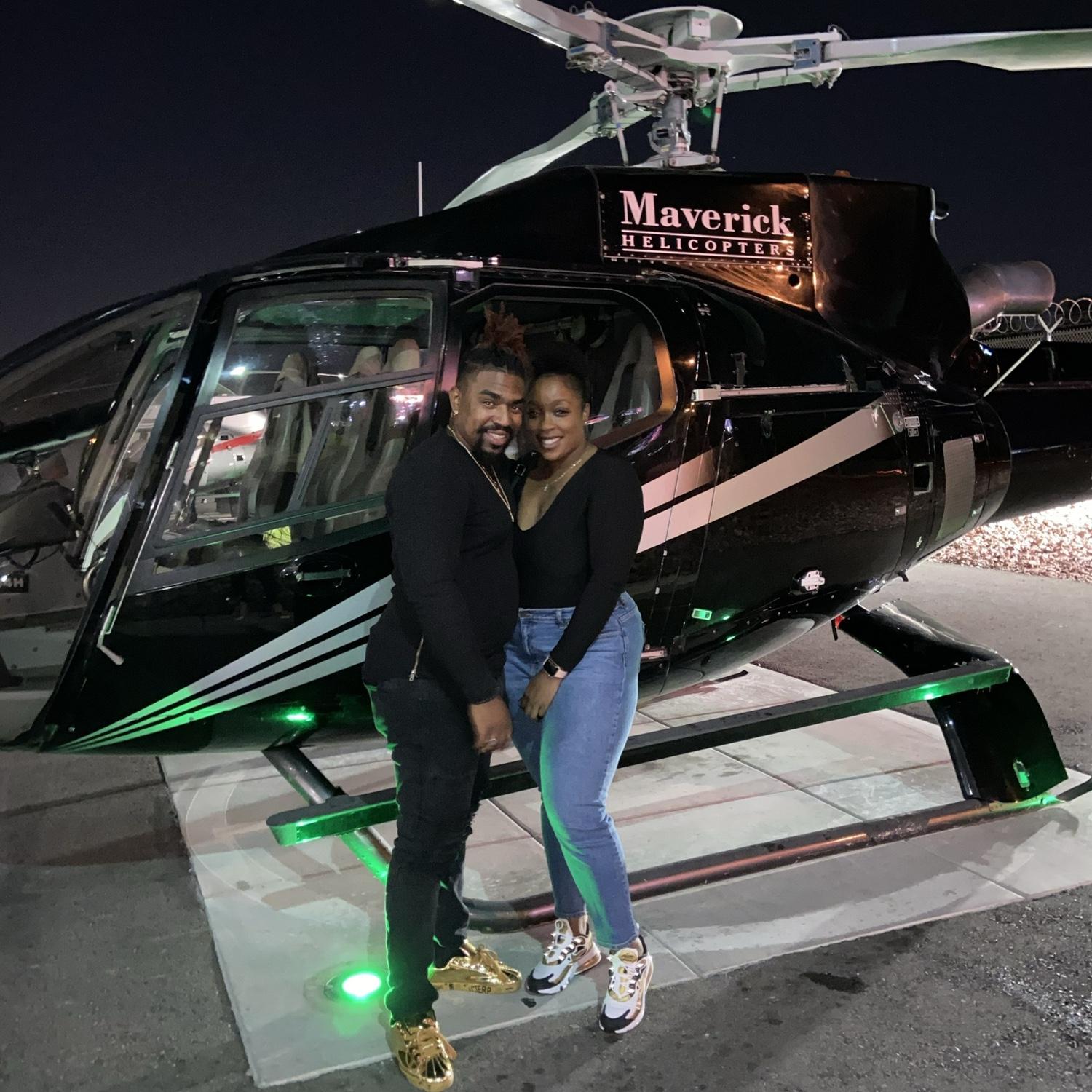 Helicopter strip view ride in Vegas!
