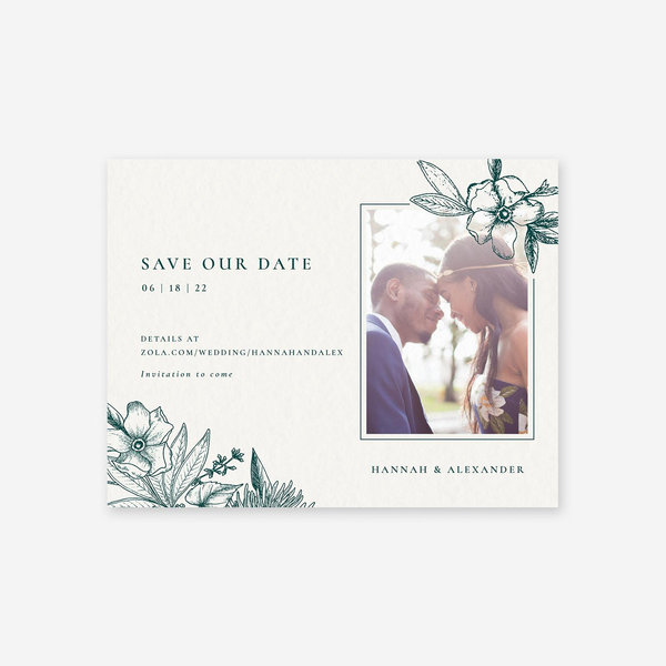Zola Save The Dates - Kianna Portrait