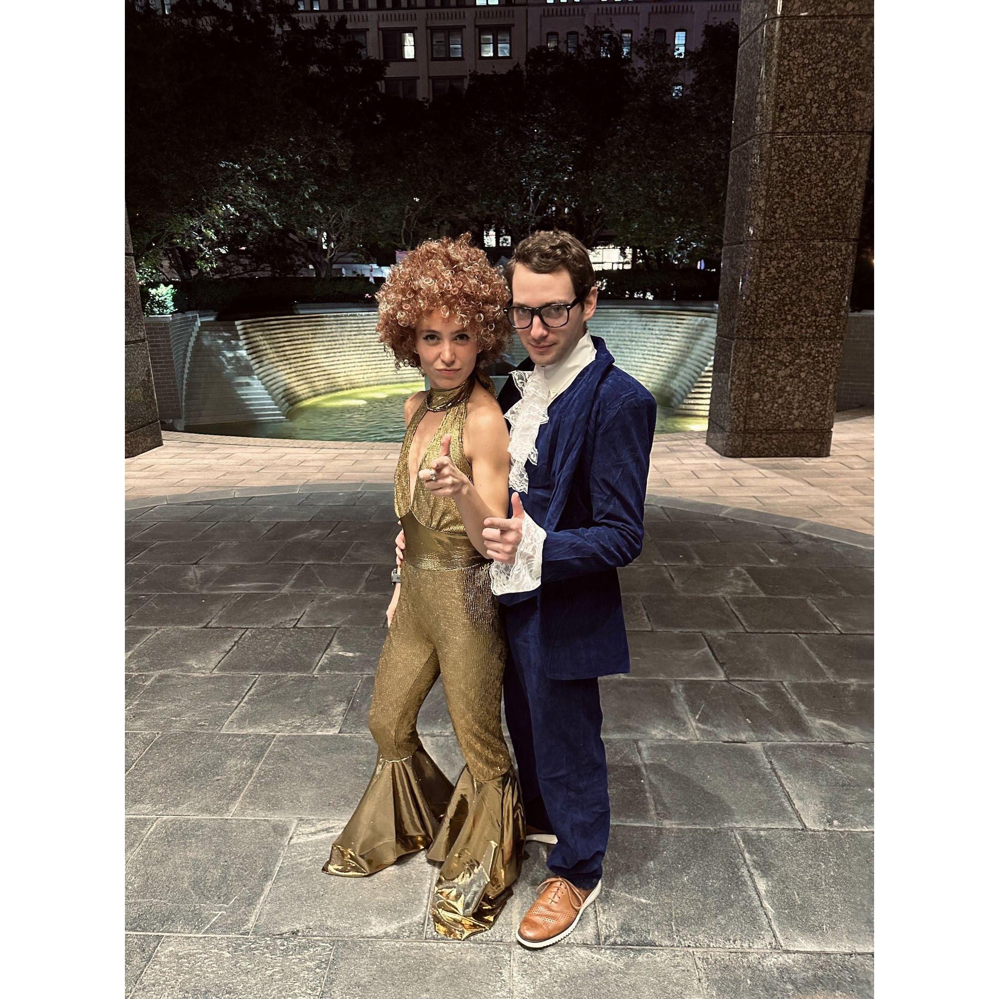 Austin Powers and Foxy Cleopatra Halloween, New York, NY 10/28/2023