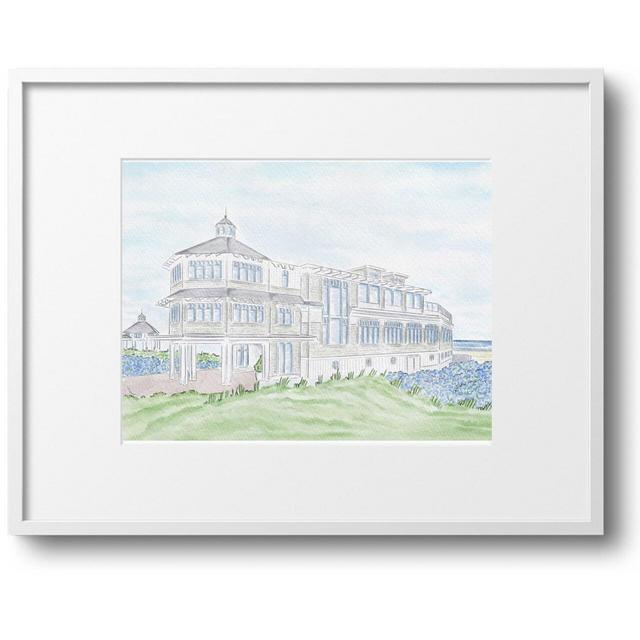 Wychmere Beach Club Dune Venue Cape Cod Watercolor Art Print|Cape Cod Art|Poster|Painting|Decor|Cape and Islands|Harwich, MA| Cape Cod Gift