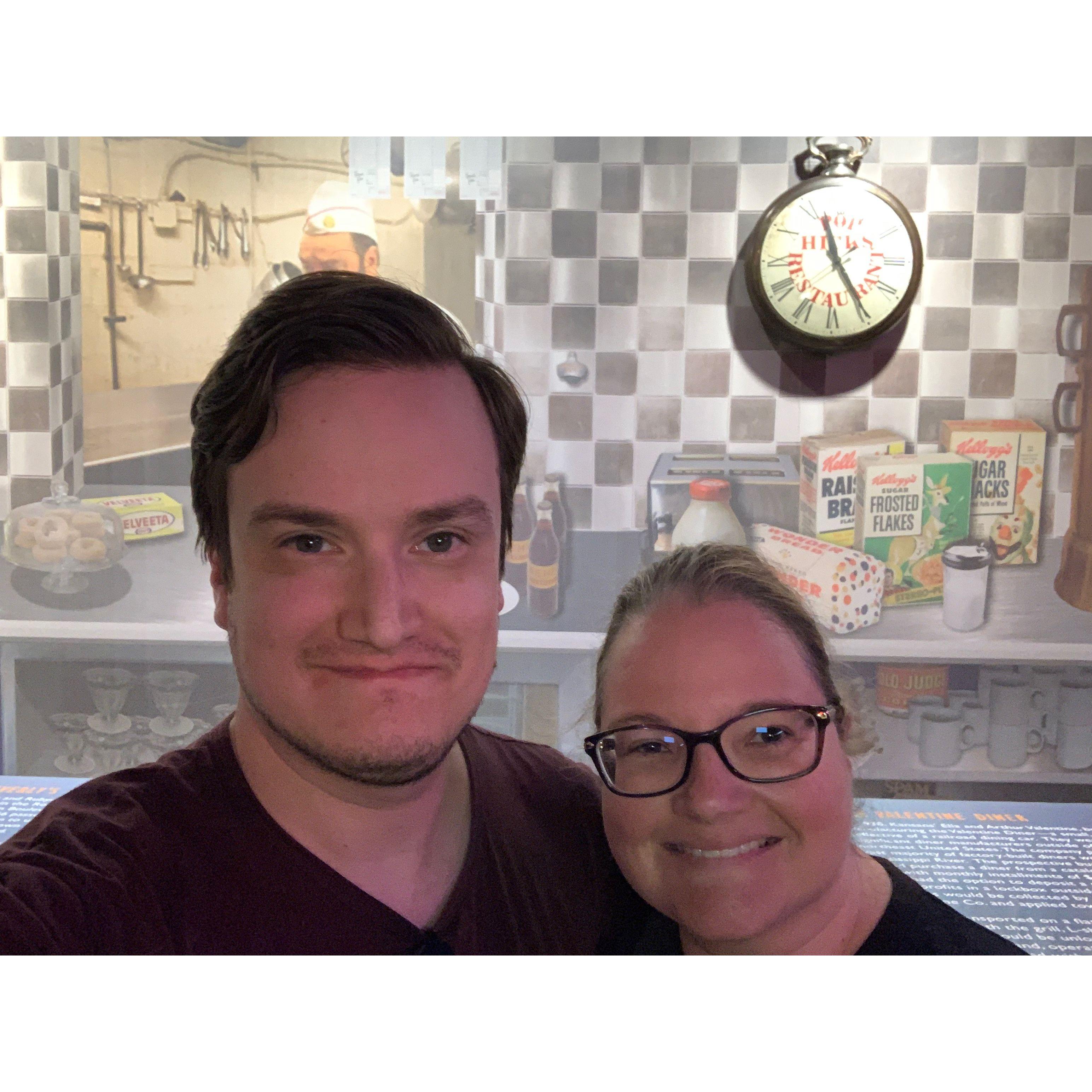 Selfie in the Route 66 museum