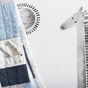 Pottery Barn - Organic Giraffe Crib Fitted Sheet
