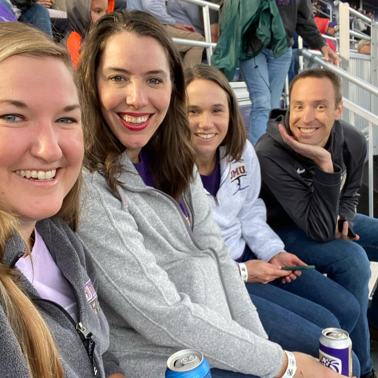 Tripod plus Dane at a JMU Football game in 2021!