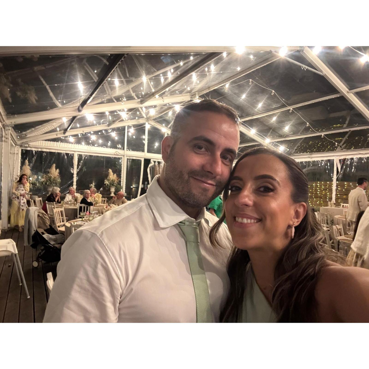 O nosso segundo casamento foi no casamento da Jessica, que é amiga da Ana, e que será Dama de Honra do nosso casamento