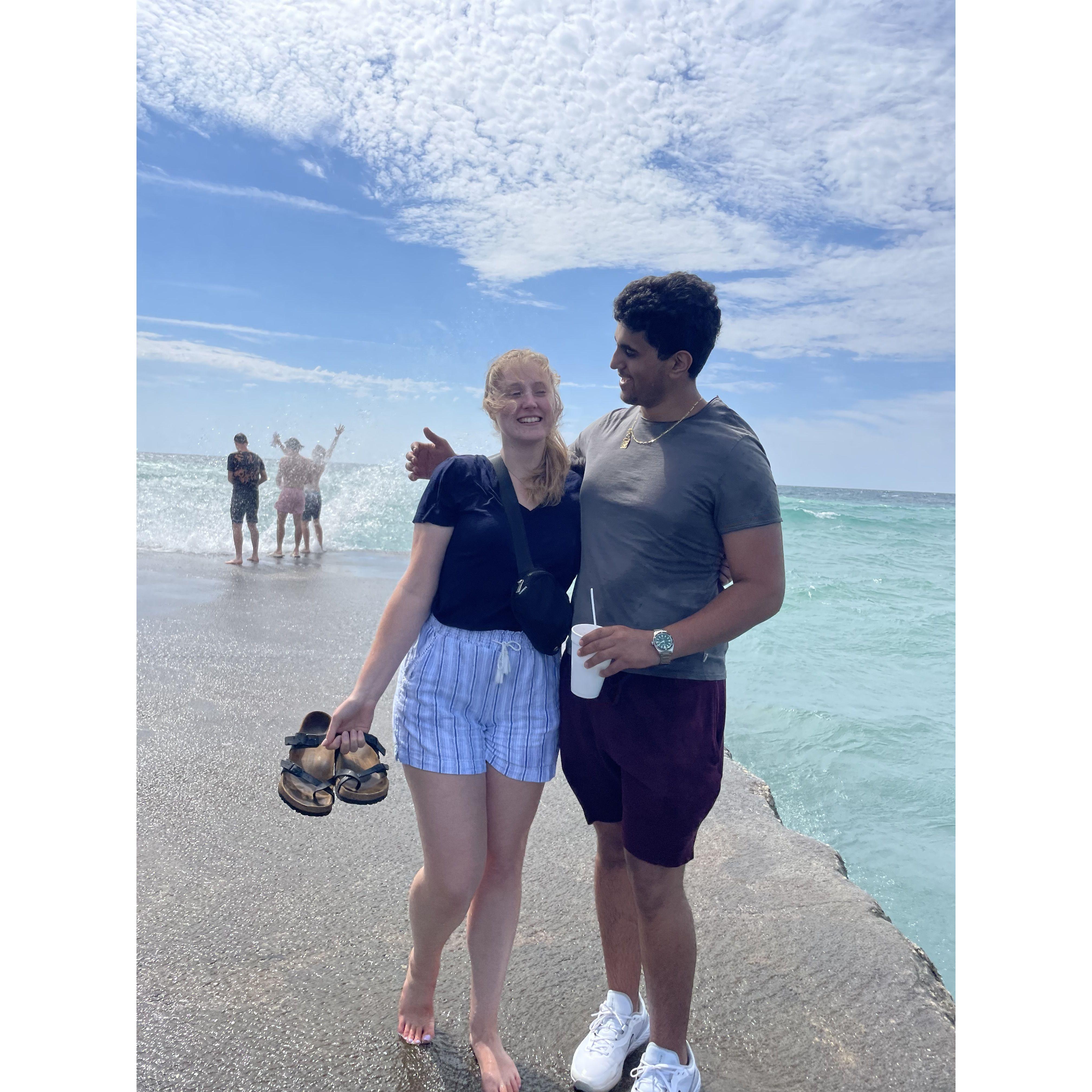Right before we started dating