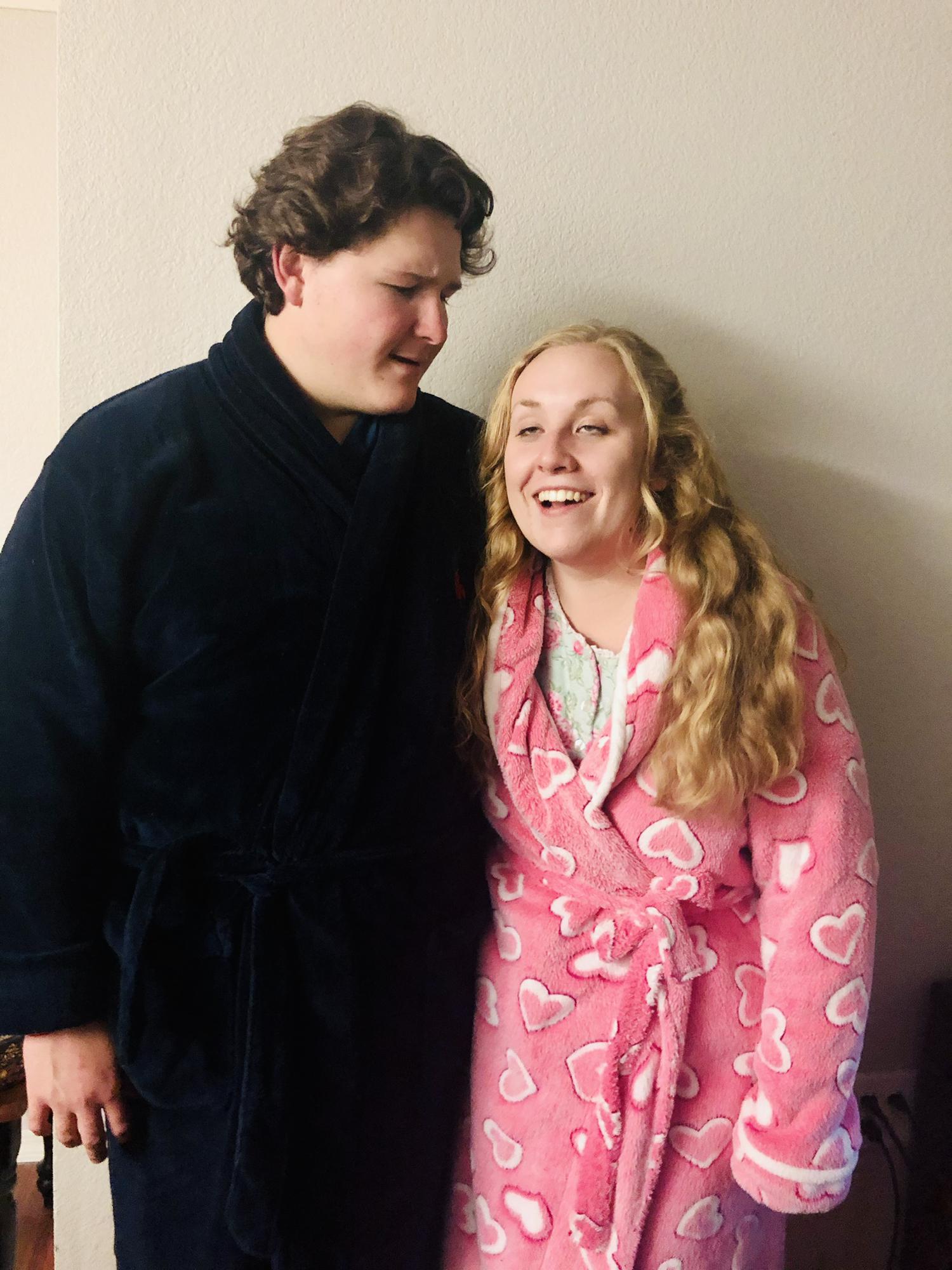 Our favorite Halloween costumes (old couple).