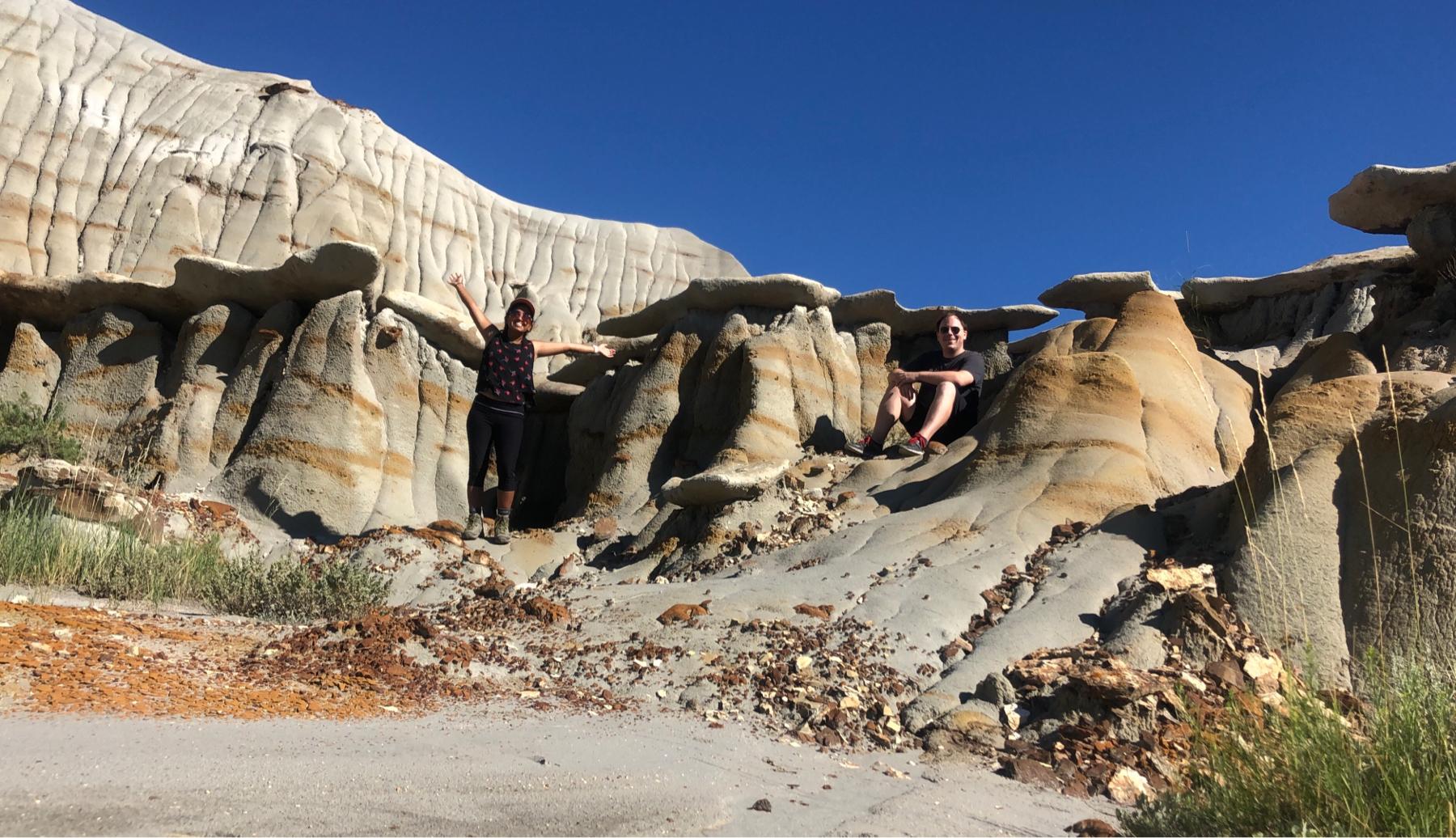 Teddy Roosevelt National Park on what was our Engagement Road Trip