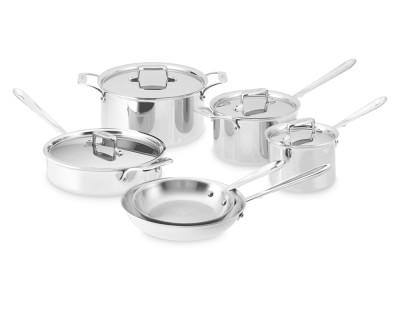 All-Clad d5 Stainless-Steel 10-Piece Cookware Set