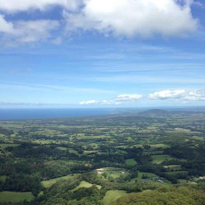 The view from the Drawing Room Rocks near Berry