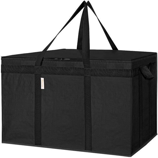 BALEINE Insulated Reusable Grocery Bags, Collapsible Cooler Bag for Groceries, Heavy Duty Large Insulated Bag