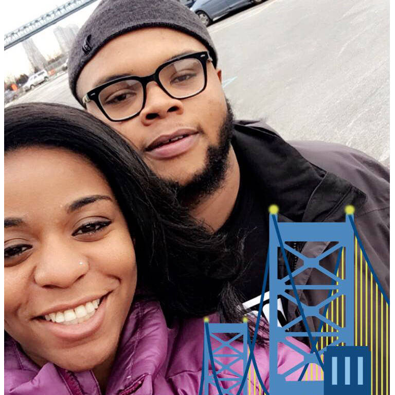 Visiting the Benjamin Franklin Bridge in Philly!
